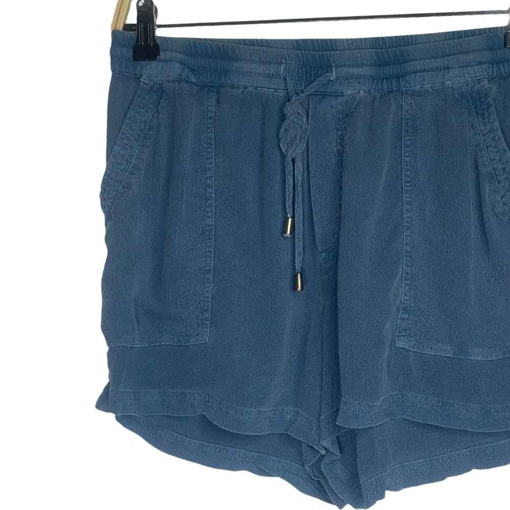 Anthropologie Hei Hei Small Blue Rayon Lightweight Cover Shorts